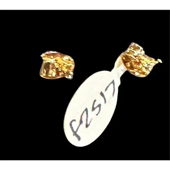 TAI Ruby Red & Gold & CZ Dangle Earrings - Picture 2 of 2